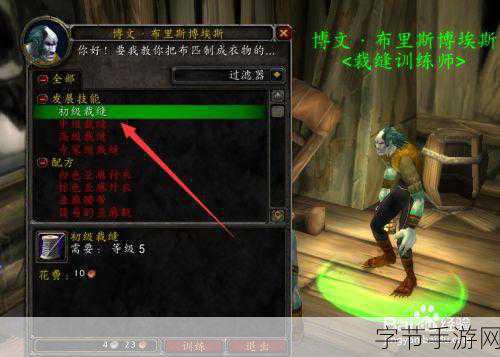 探索魔兽世界 TBC 裁缝冲级秘籍👀