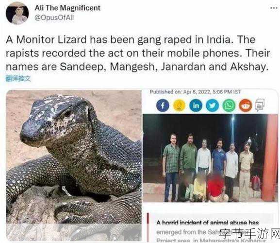 探秘印度蜥蜴事件，惊世奇闻背后😲