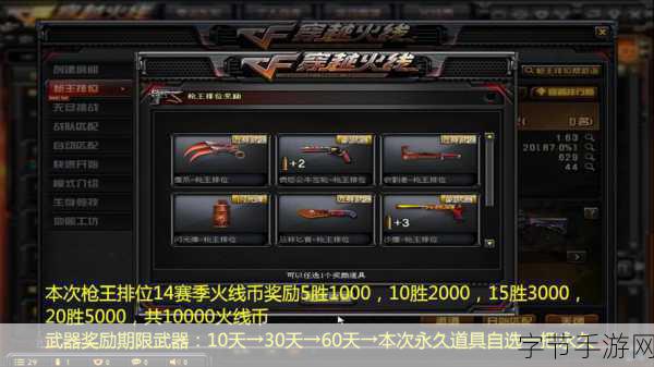 CF 排位奖励全揭秘，惊喜不断🎁