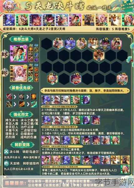 云顶之弈 S11 阵容攻略,称霸赛场的秘诀🎮