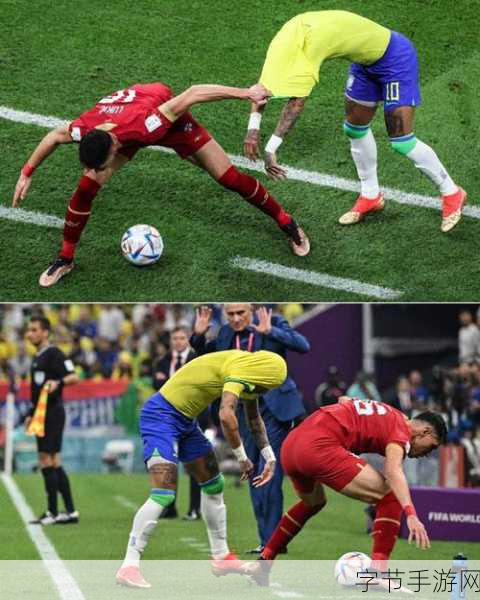 绿茵激战燃爆手游界！巴西2比0塞尔维亚，内马尔遭9次侵犯伤退引热议