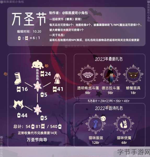光遇万圣节狂欢，神秘之旅即将开启😜