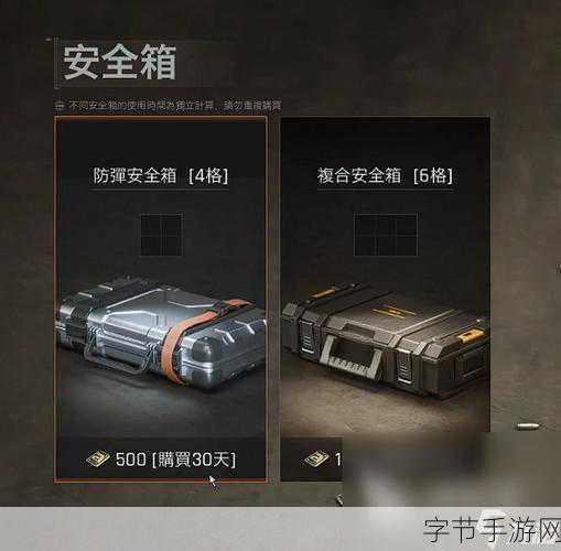 暗区突围，保险箱——致胜的关键😜