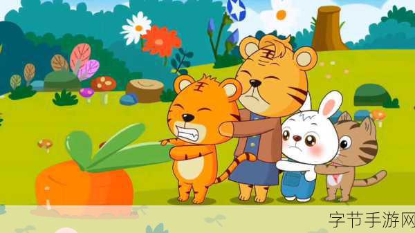 二人世界拔萝卜生猴子用黄瓜：双人冒险：合作拔萝卜与搞笑猴子赛黄瓜