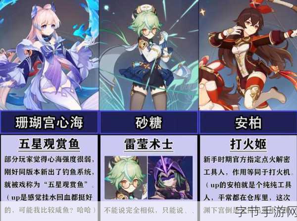 原神鱼类大揭秘,解锁水中生物的多样用途与价值