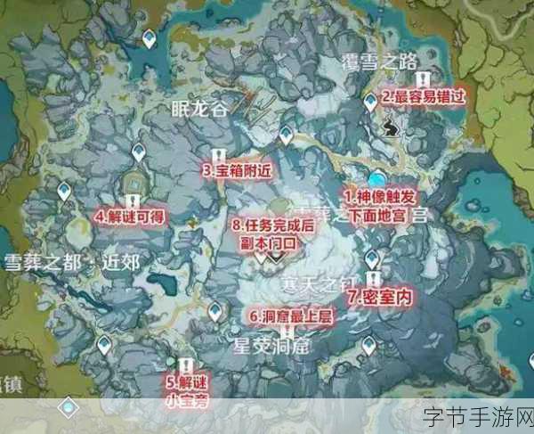 原神雪山密室探秘，古代文字深度解析与符号含义大揭秘