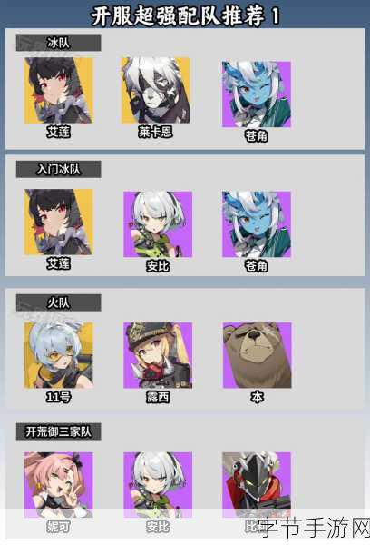 绝区零格莉丝阵容搭配秘籍🎮