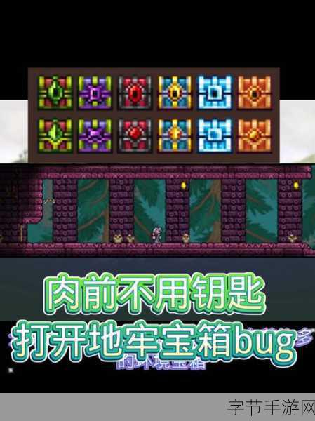 泰拉瑞亚地牢探险,解锁特别宝箱钥匙的秘籍