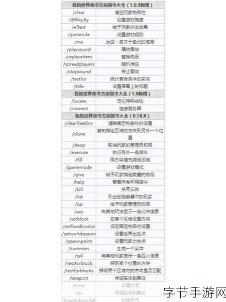 我的世界,用命令方块高效铺设大面积方块的技巧揭秘