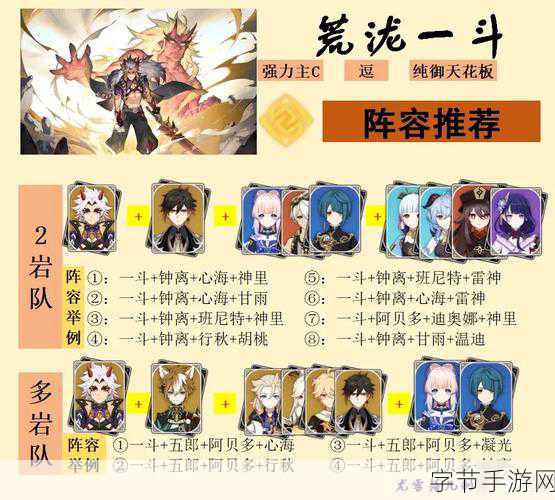 原神荒泷一斗阵容搭配全攻略，战斗策略与角色协同深度解析