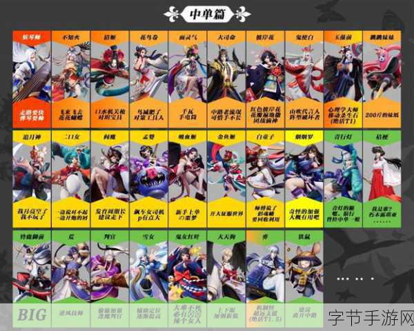 决战平安京,法师式神强度排行大揭秘!