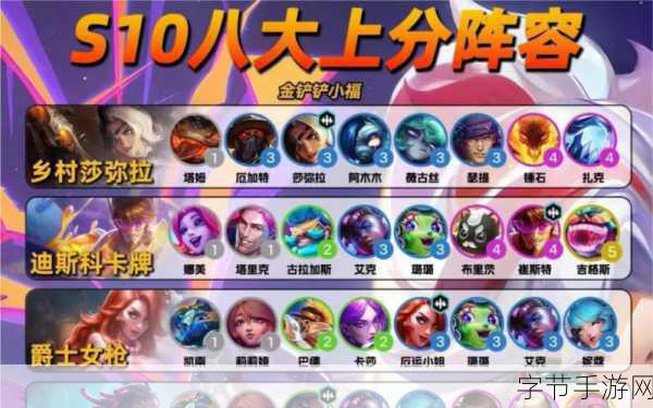 金铲铲之战 S10,裁决双 C 阵容搭配秘籍😜