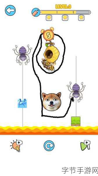 画线救救狗头，轻松益智，欢乐无限的免费游戏新体验