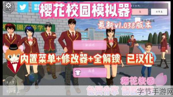 樱花校园模拟器，沉浸式日风模拟，纯净无广告畅玩体验